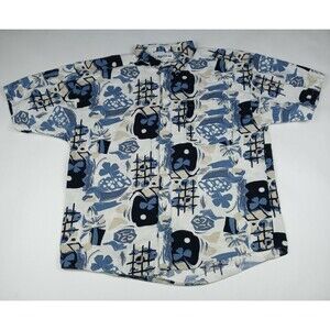 MAXX fm Button Up Shirt Vintage Made in U.S.A. Men's Size XL Short Sleeve